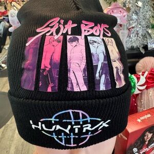 Huntrix Saja boys with Graphic Design k pop demon hunters